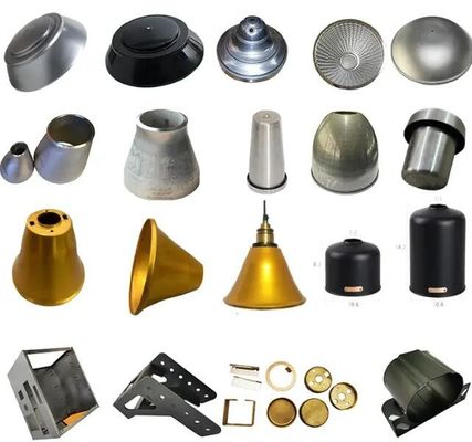 Części przędzenia metalu dla przemysłu lekkiego Komponenty metalowe z arkusza aluminium